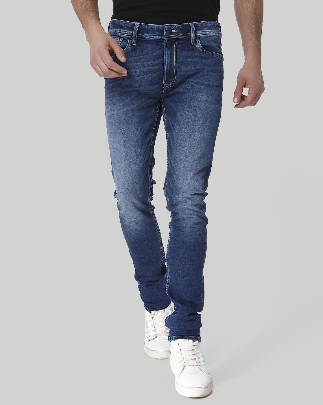 Blue Low Rise Skinny Fit Jeans - 28/32