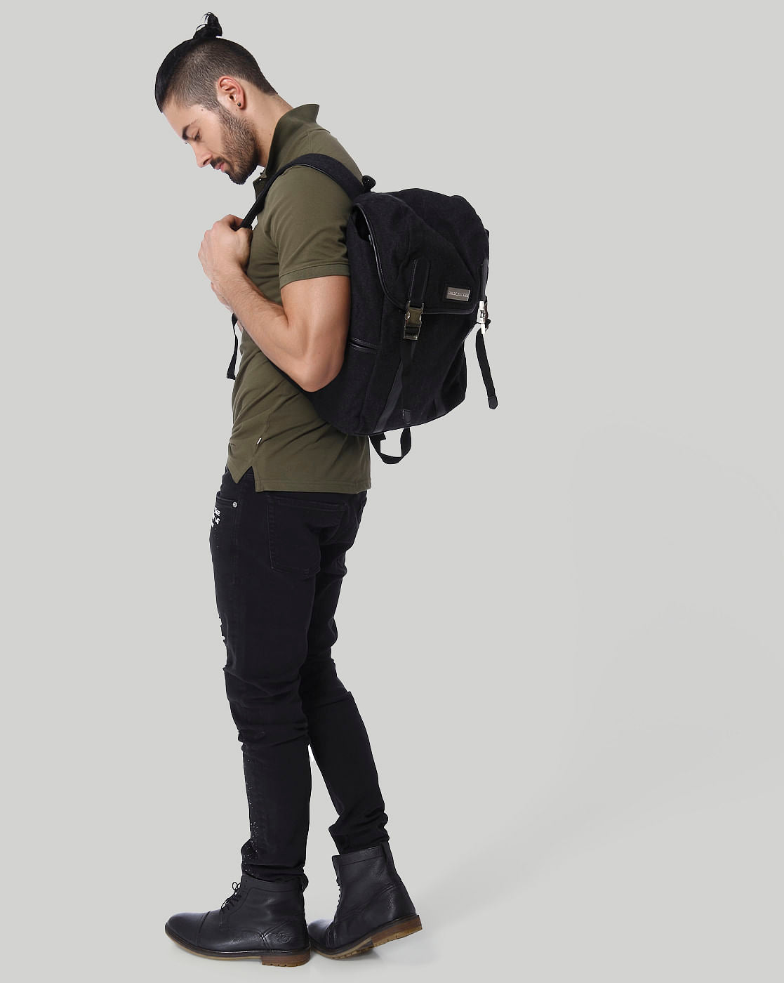 Black Text Print Low Rise Skinny Fit Jeans
