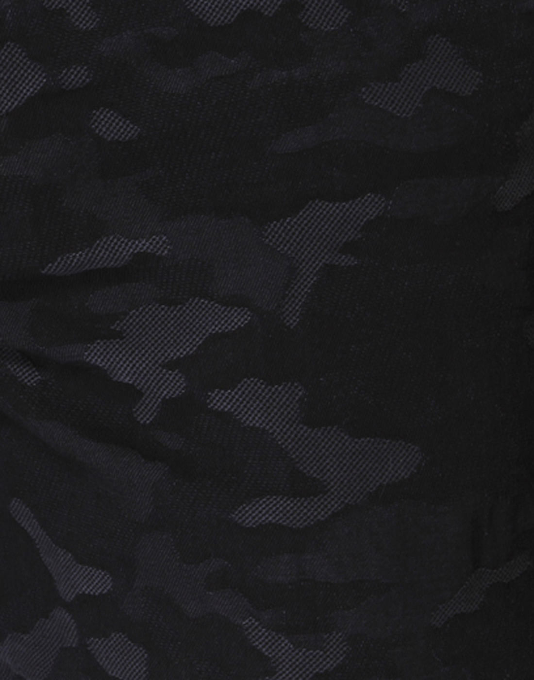 Dark Blue Camo Print Mid Rise Shorts