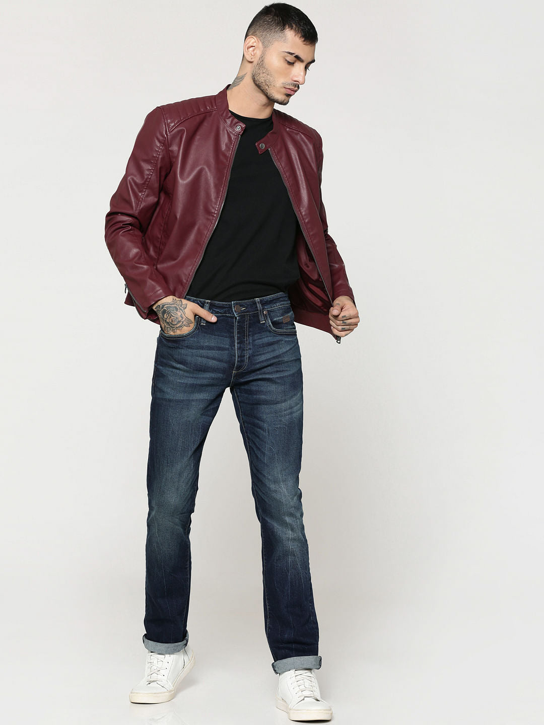 Dark Blue Clark Regular Fit Jeans - 28/32