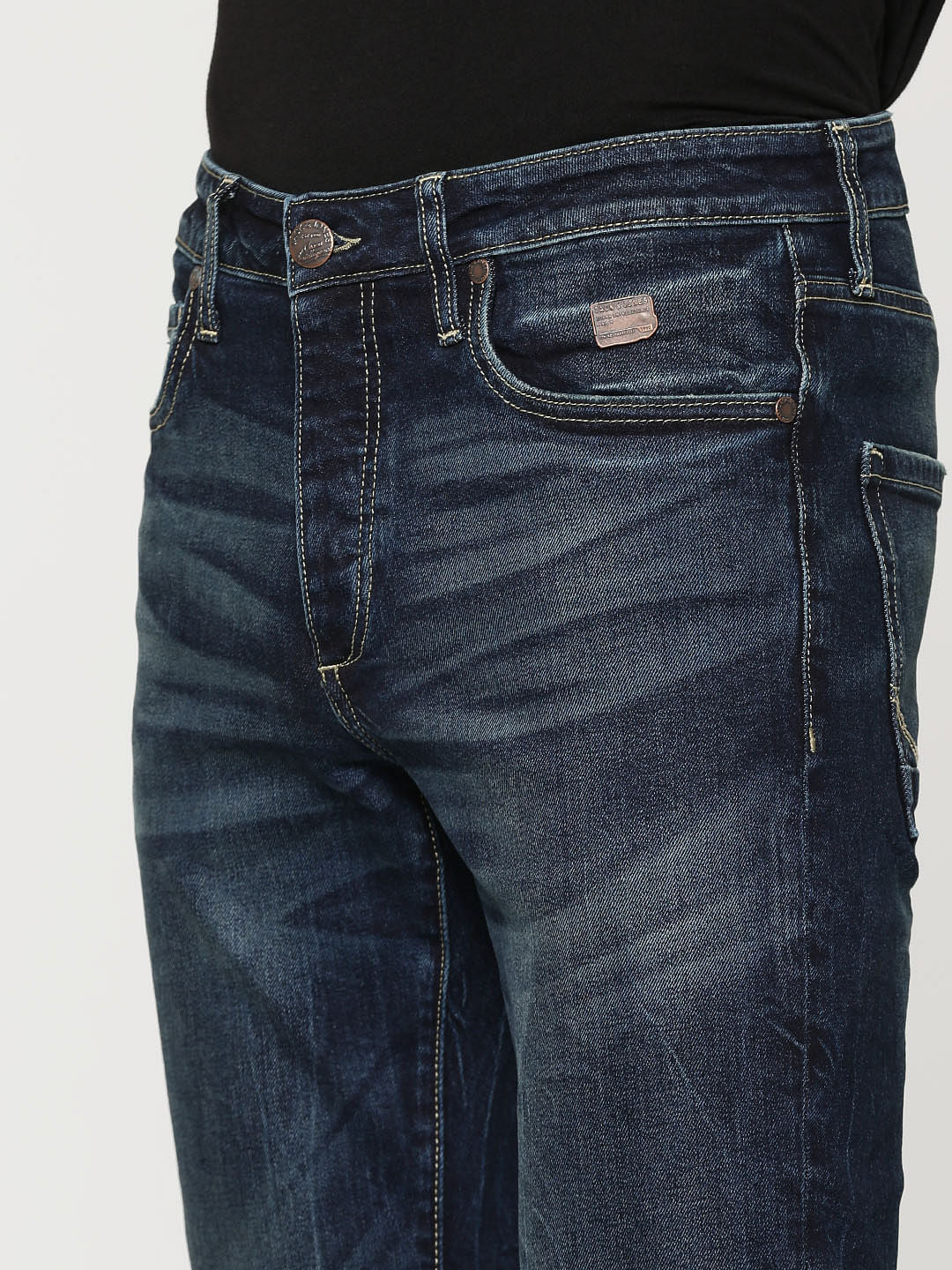 Dark Blue Clark Regular Fit Jeans