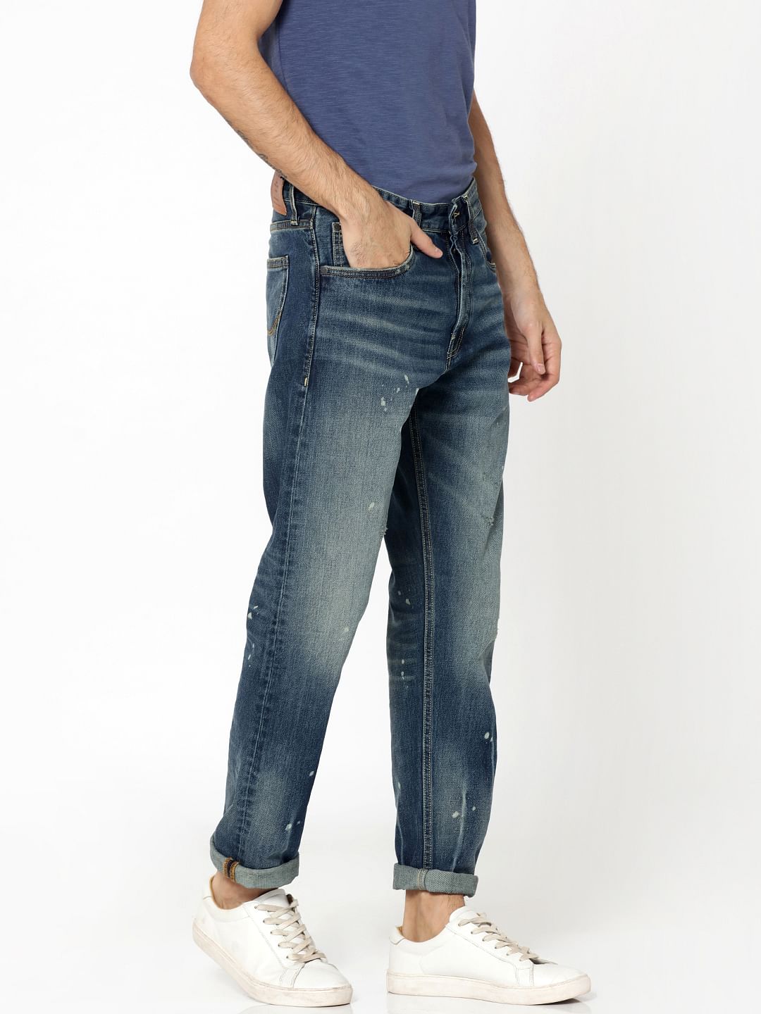 Dark Blue Erik Anti Fit Jeans
