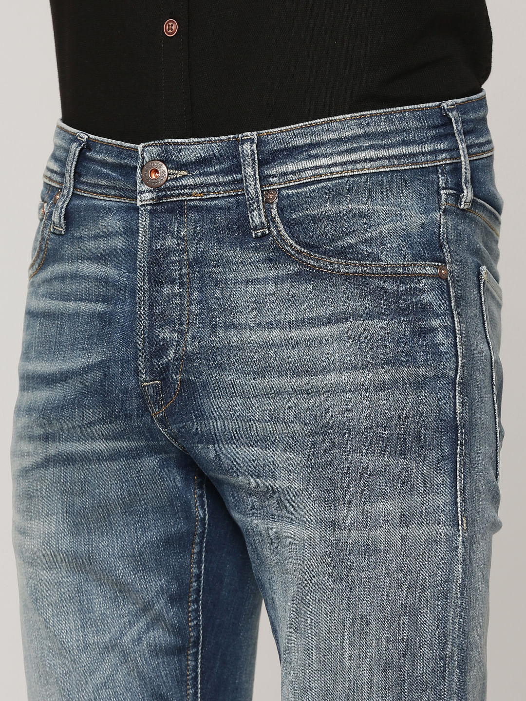 Dark Blue Glenn Slim Fit Jeans