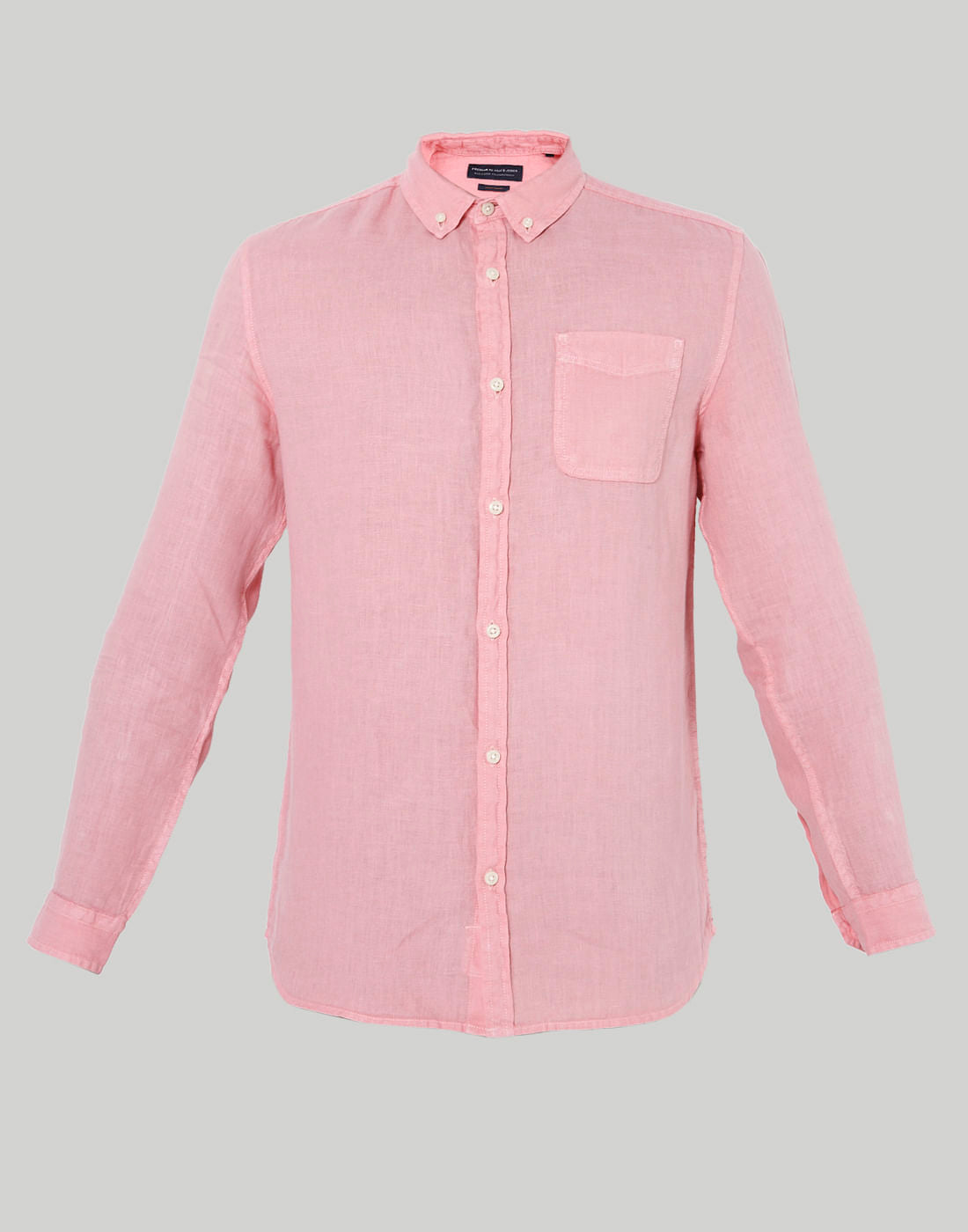 Light Pink Linen Shirt