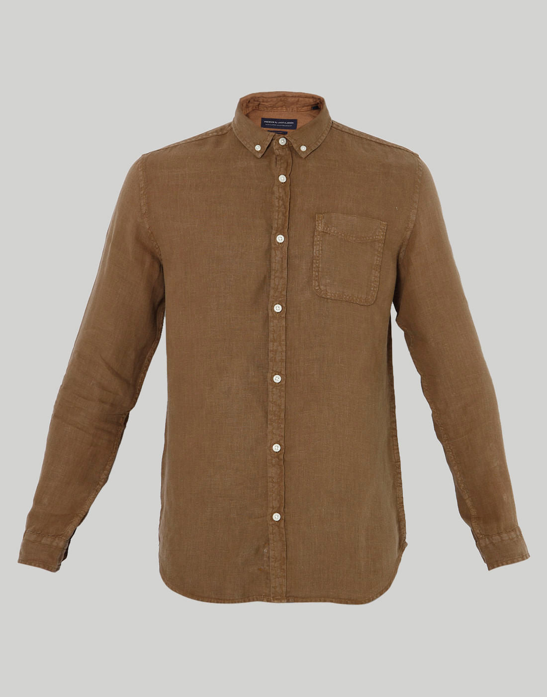 Brown Linen Shirt