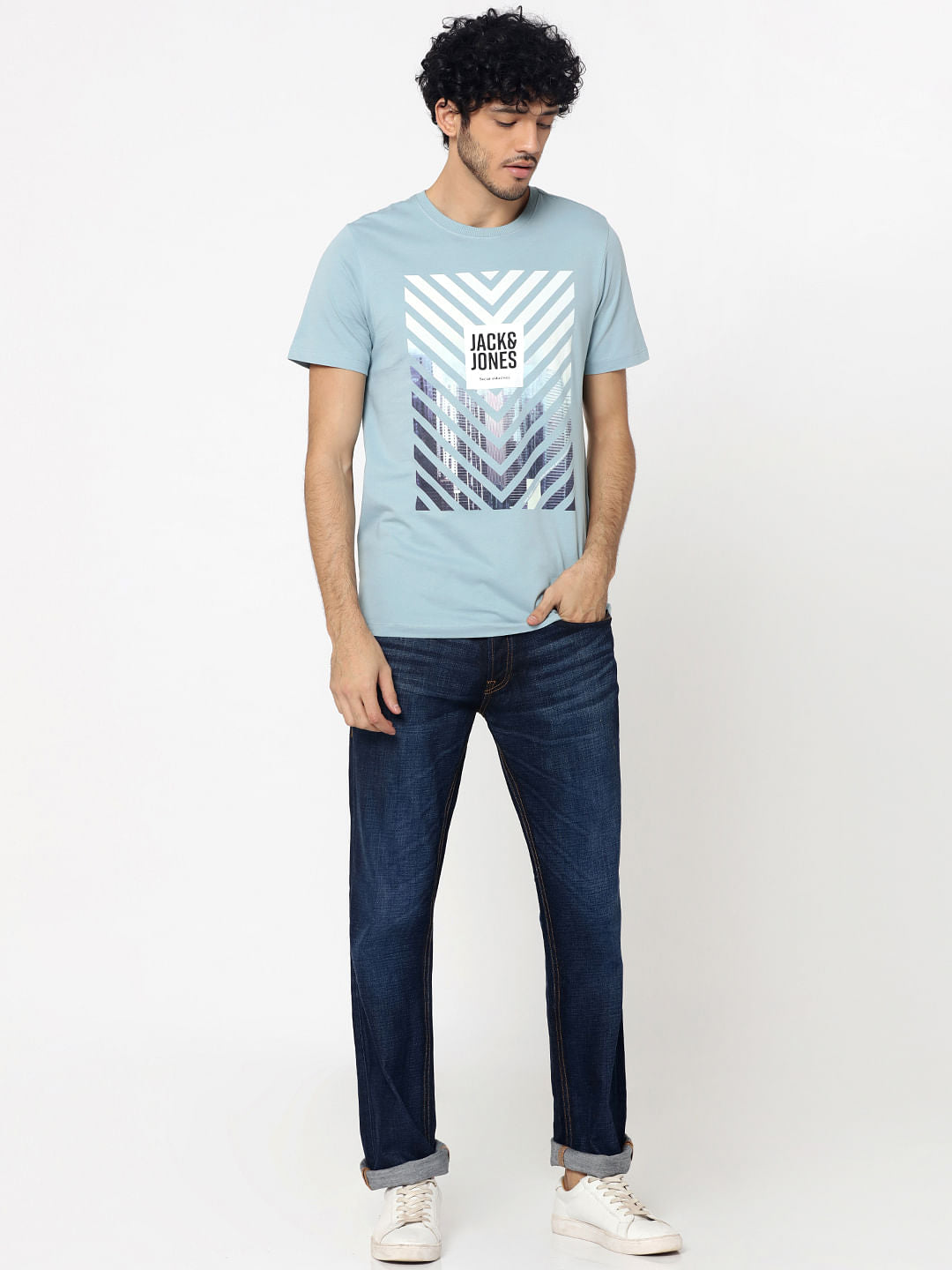Dark Blue Clark Regular Fit Jeans