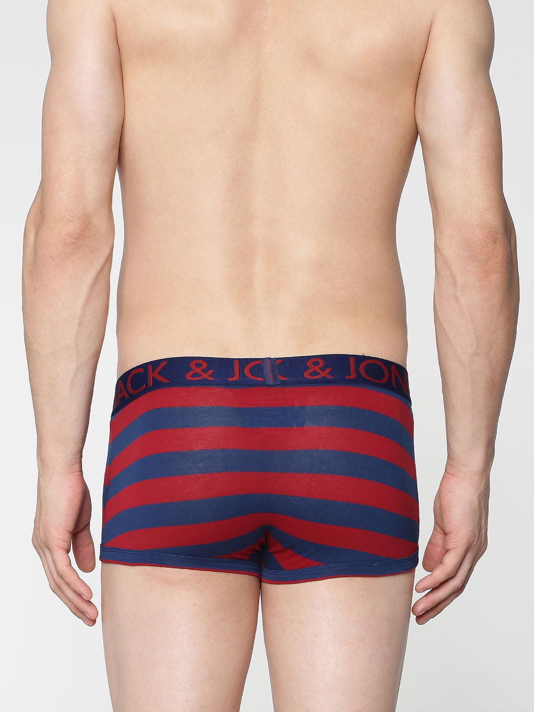 Red Stripe Brazilian Trunks