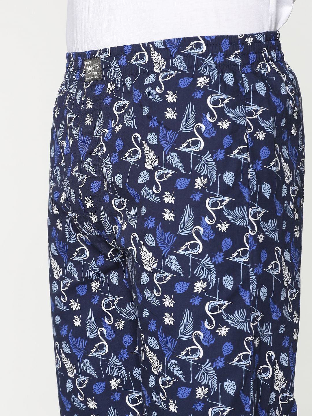 Black All Over Pelican Print Pyjama