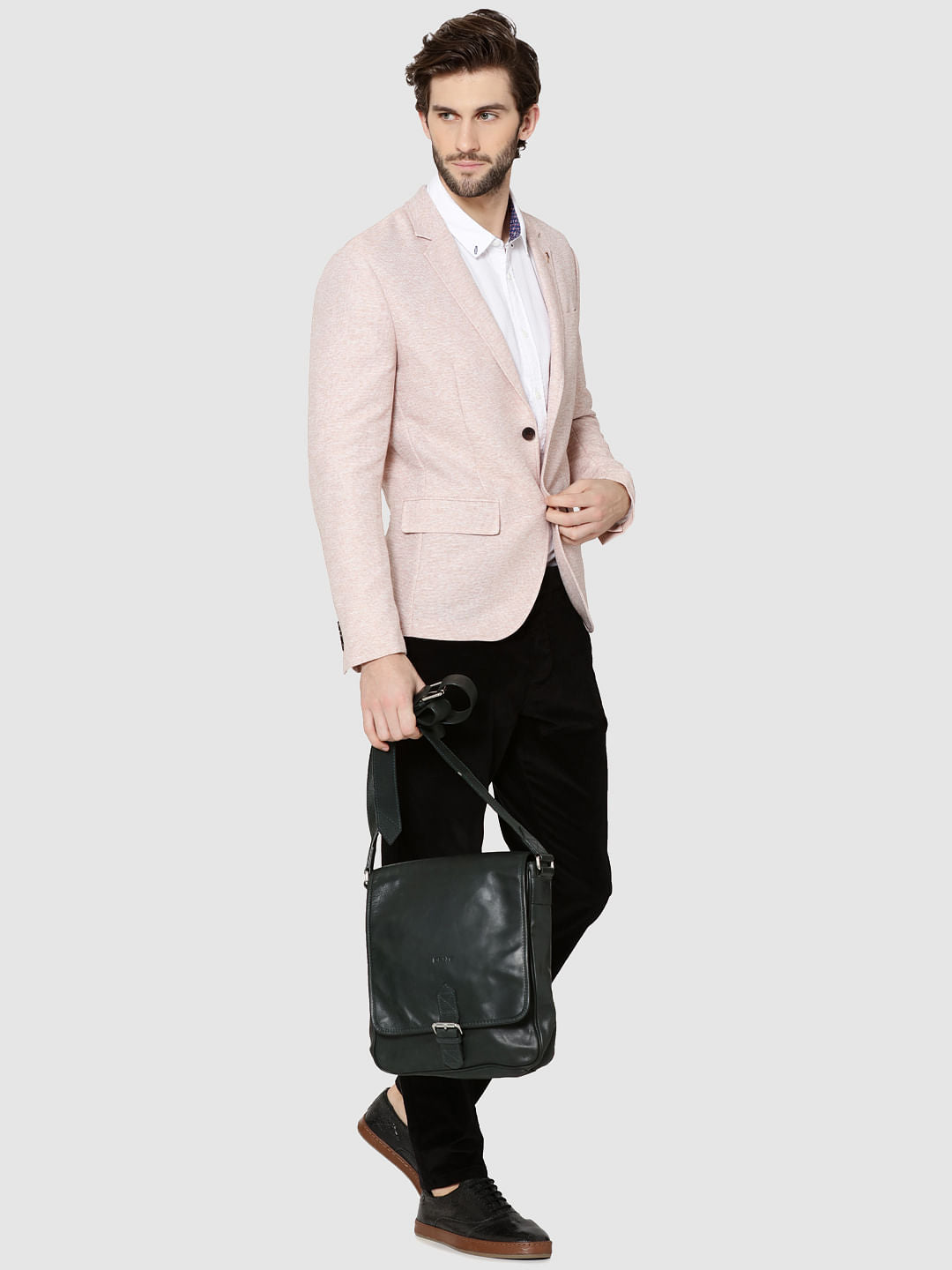 Pink Slim Fit Blazer