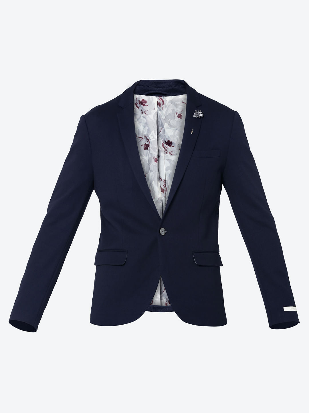 Dark Blue Slim Fit Blazer