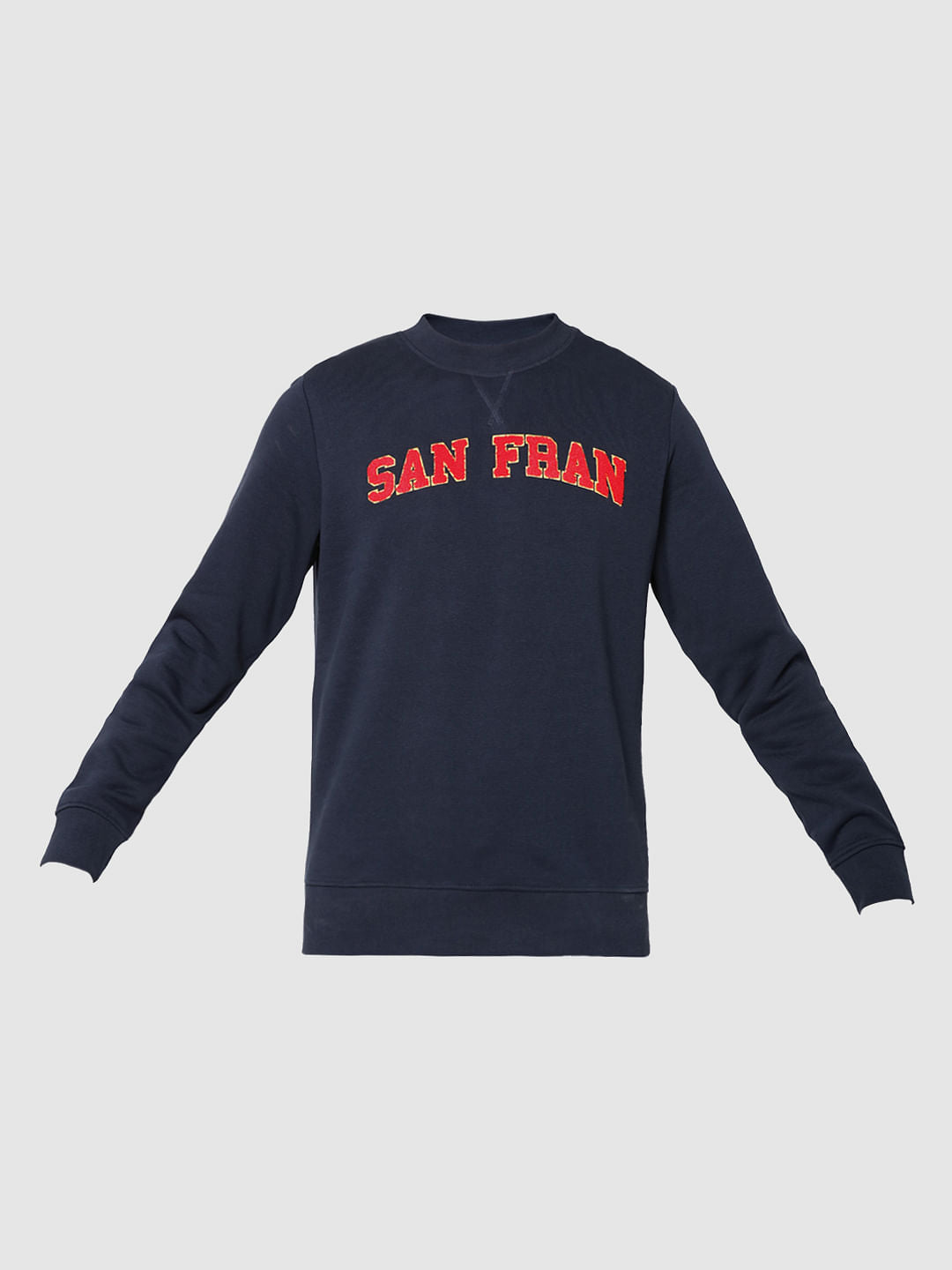 Dark Blue San Fran Print Sweatshirt