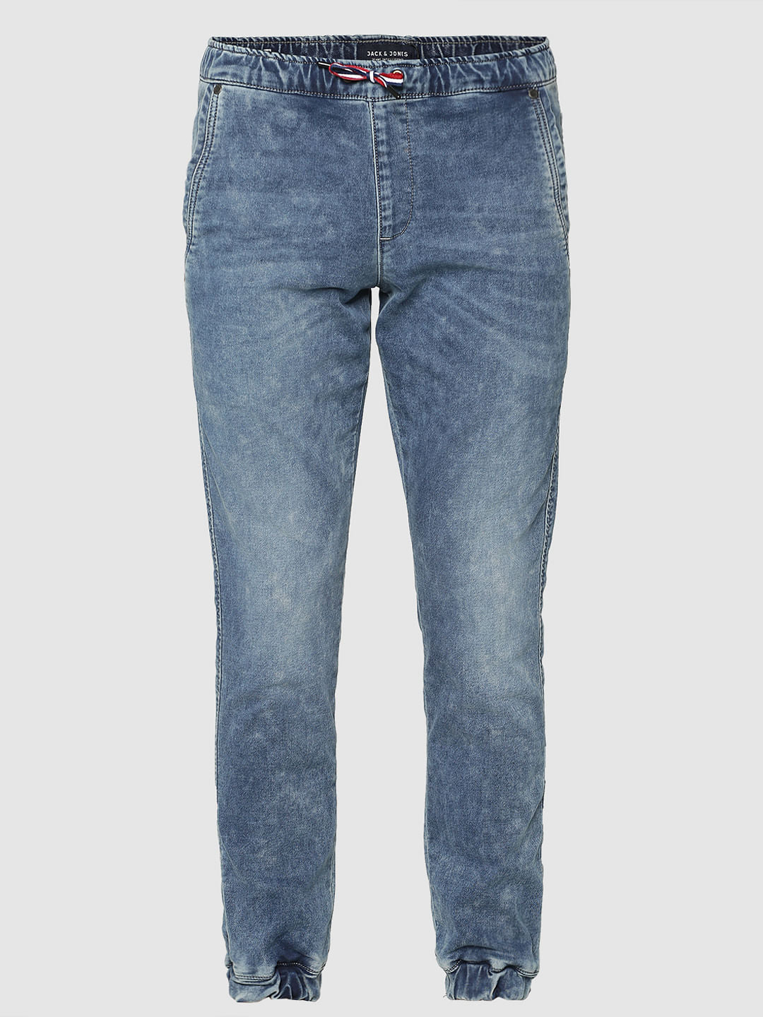 Blue Acid Washed Tim Anti Fit Joggers