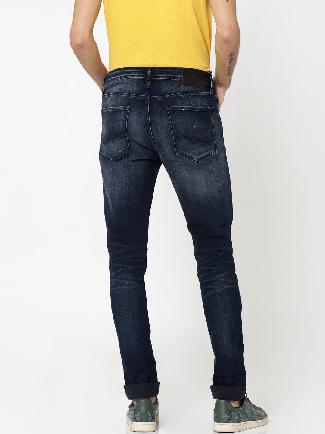 Dark Blue Liam Skinny Fit Jeans