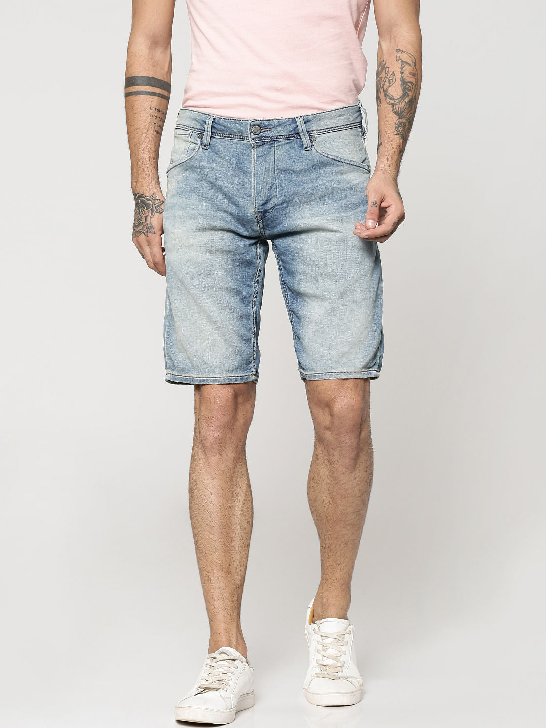 Light Blue Denim Shorts - S