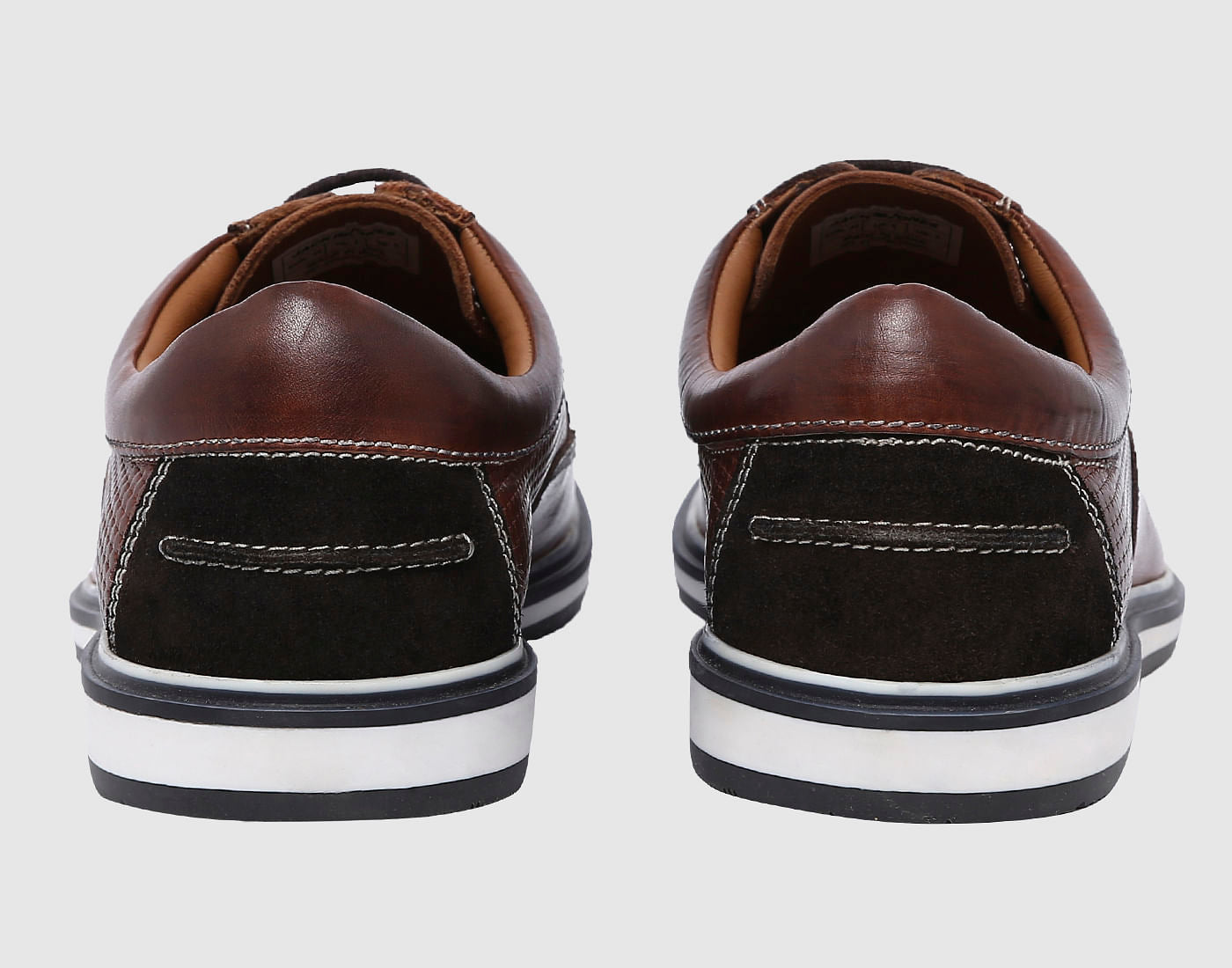 Brown Leather Derby Shoes