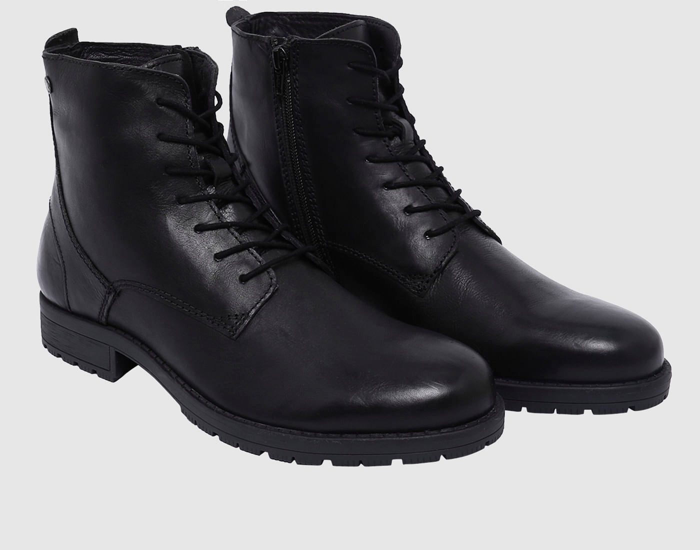 Black Leather Boots