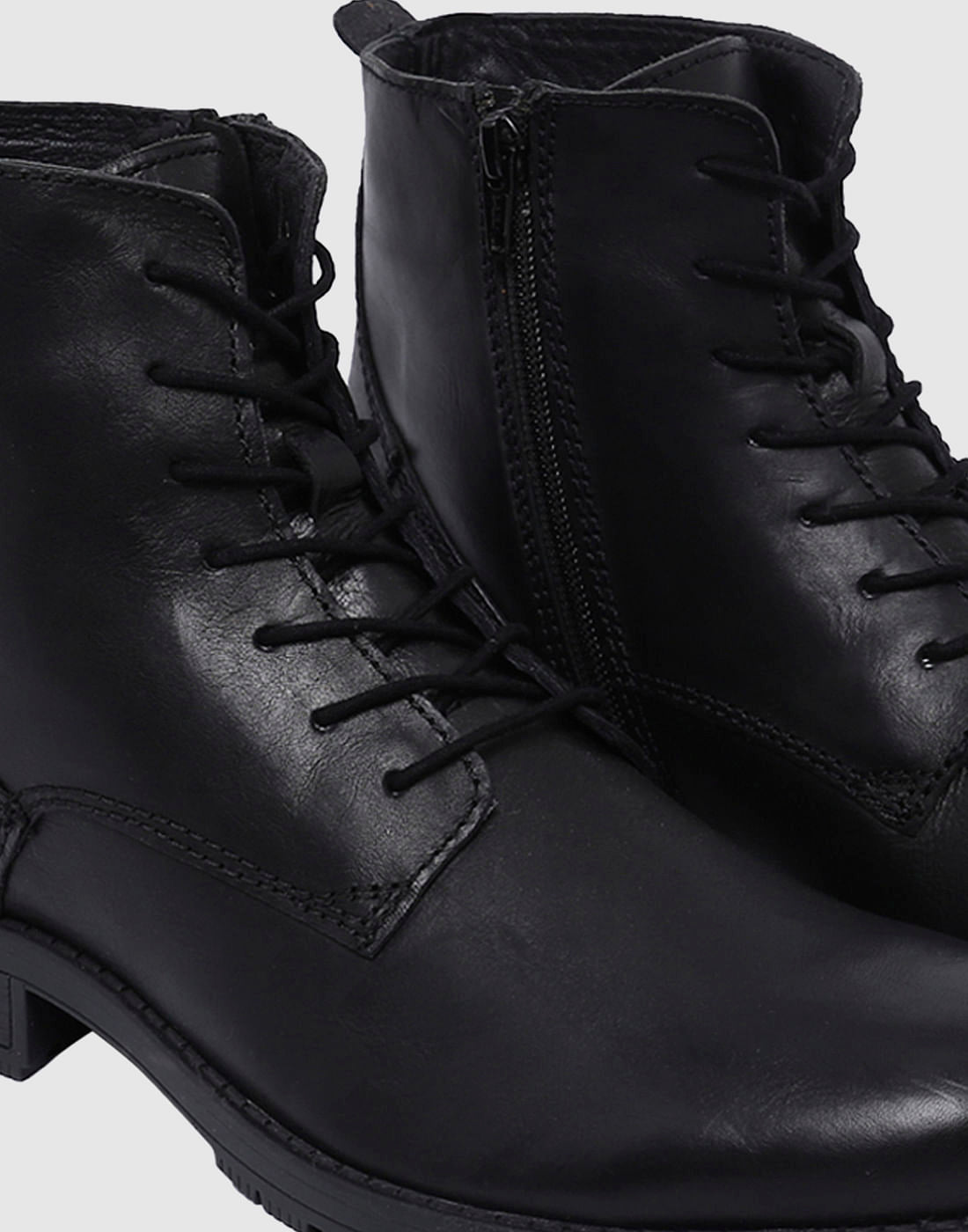 Black Leather Boots