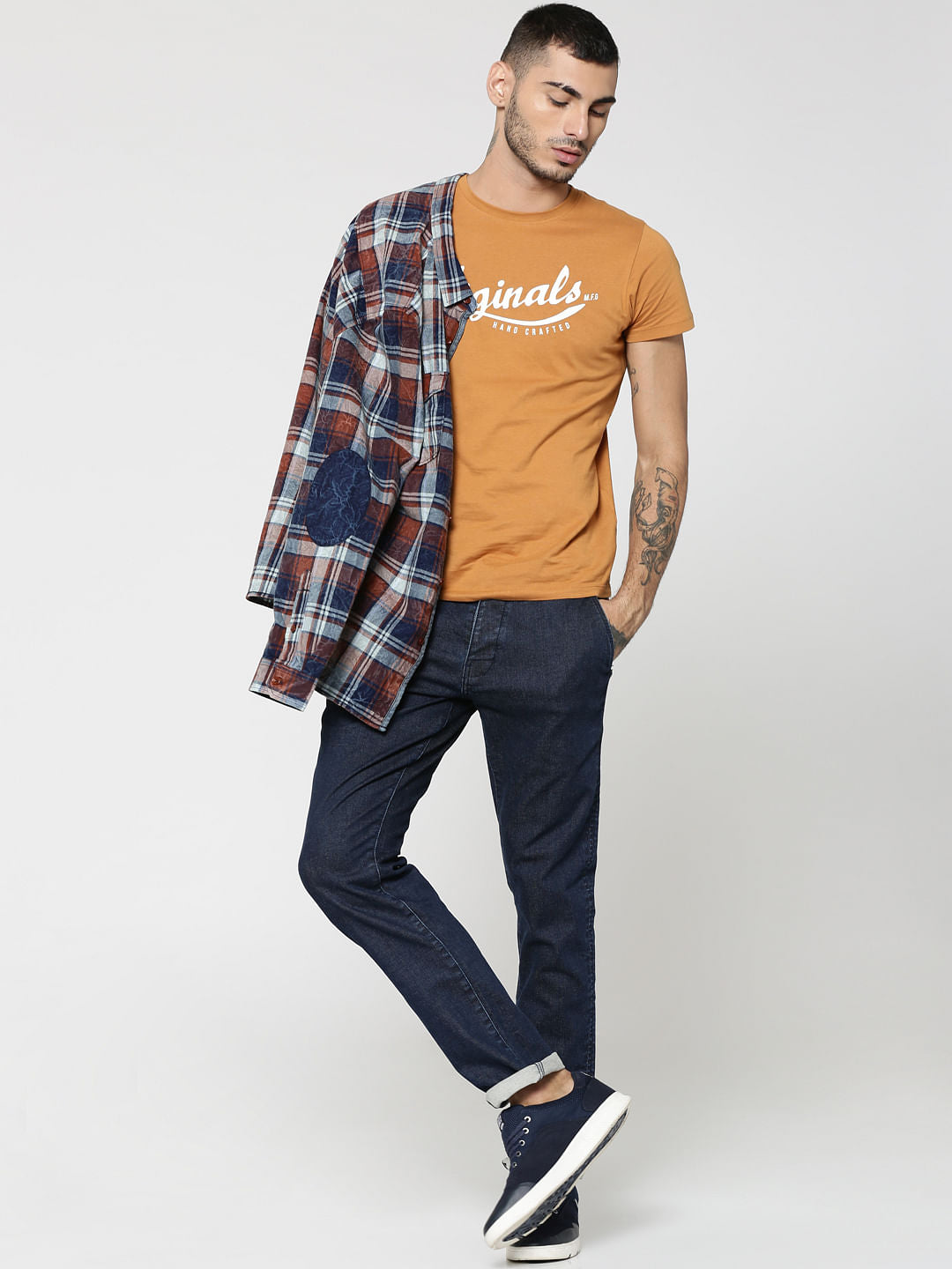 Dark Blue Tim Anti Fit Jeans - 28/32