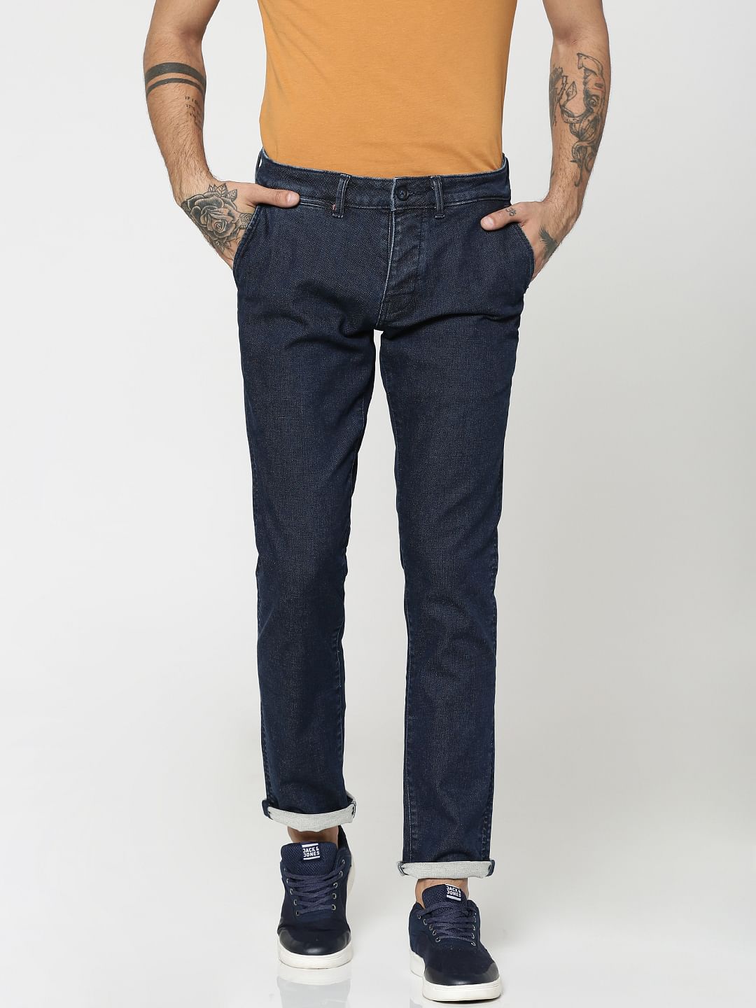 Dark Blue Tim Anti Fit Jeans
