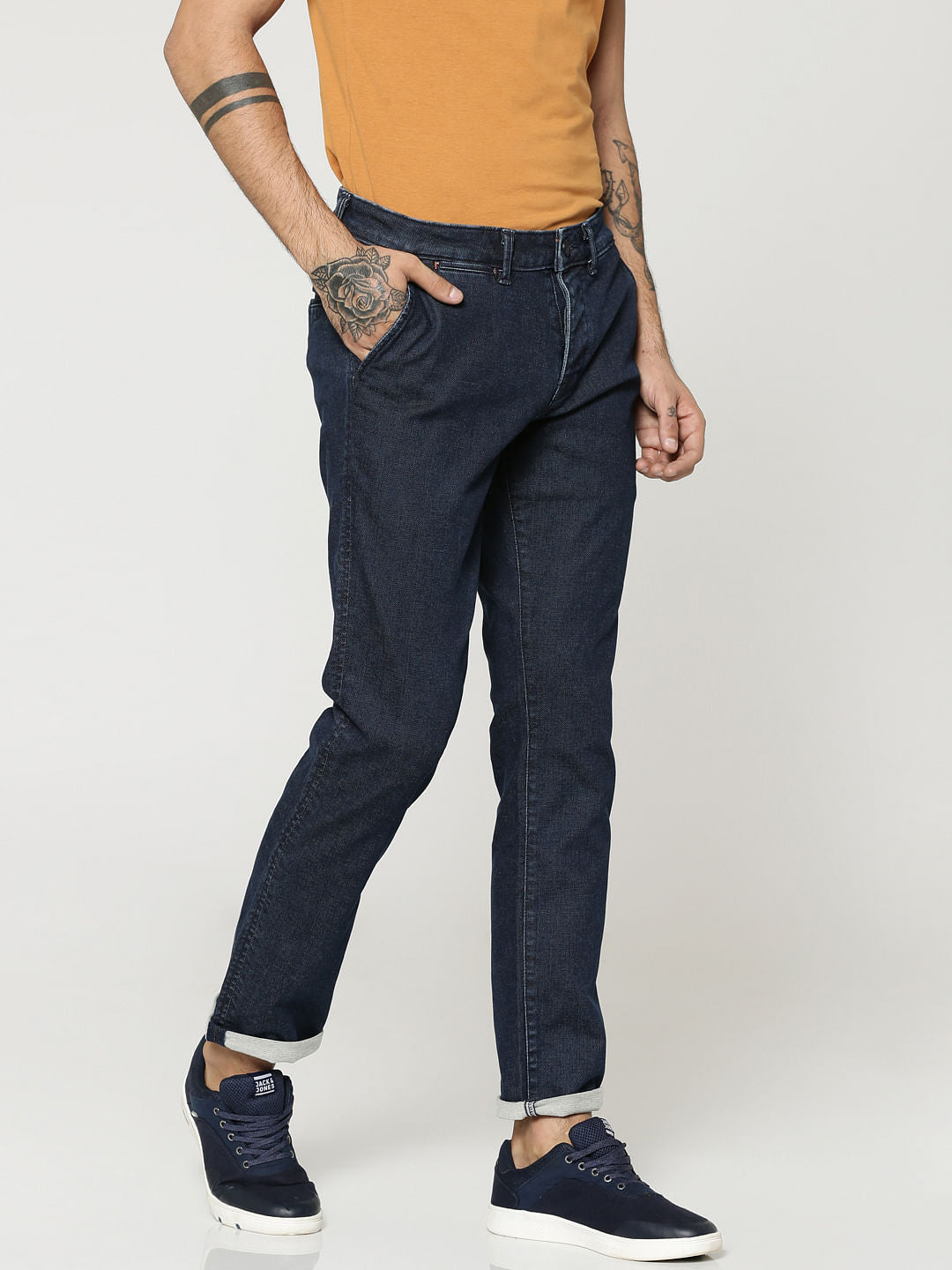 Dark Blue Tim Anti Fit Jeans