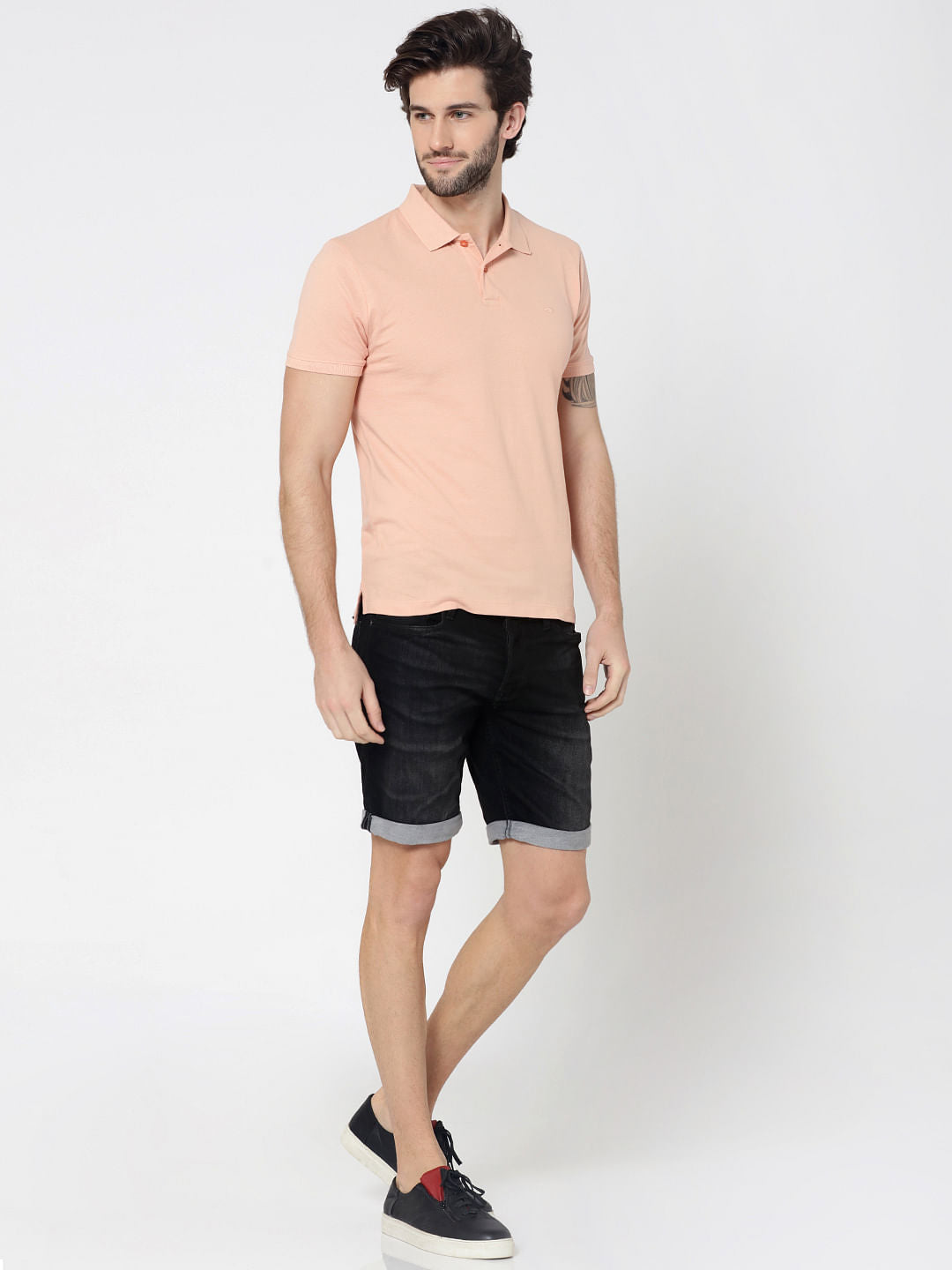 Peach Polo T-Shirt