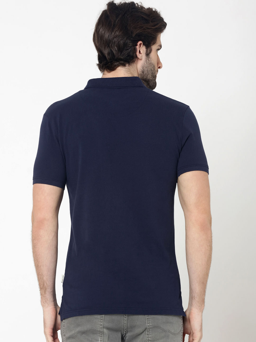 Dark Blue Polo T-Shirt