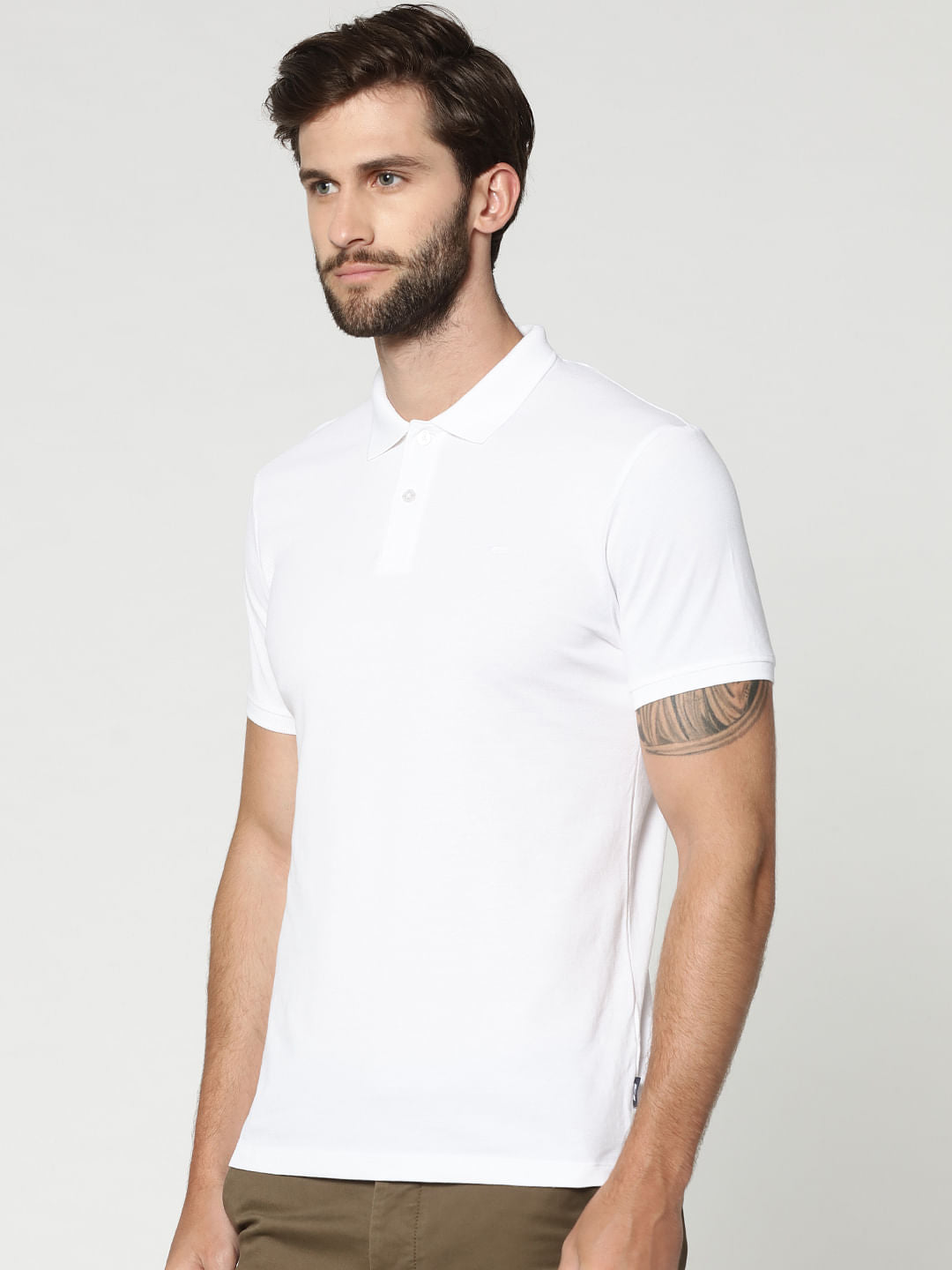 White Polo T-Shirt
