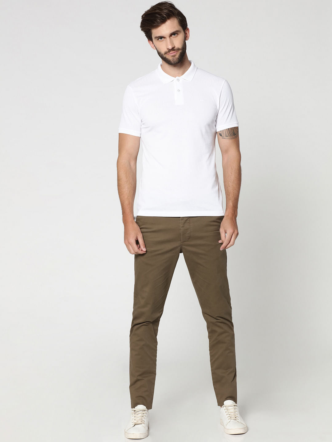 White Polo T-Shirt