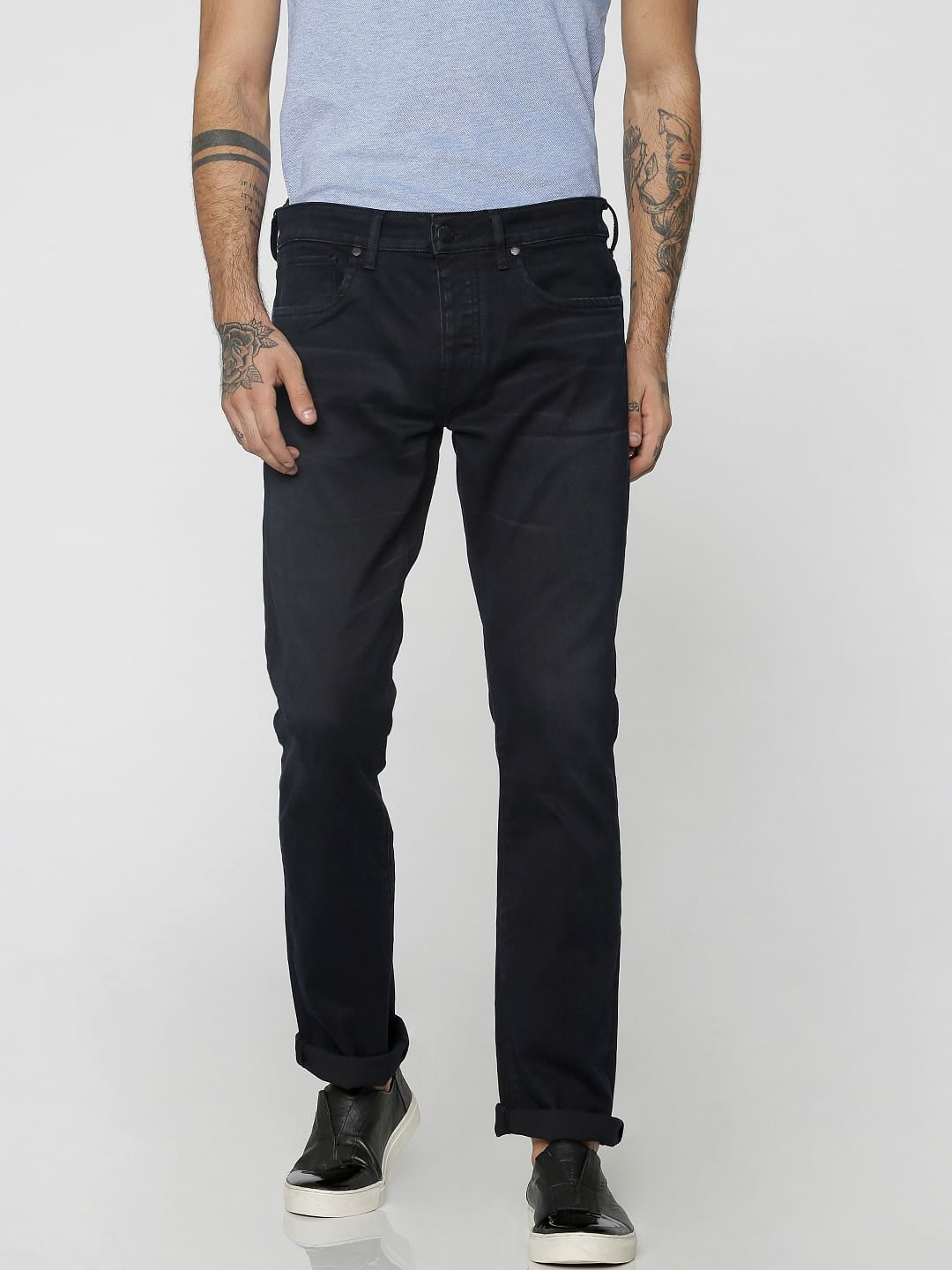 Dark Blue Clark Regular Fit Jeans - 28/32