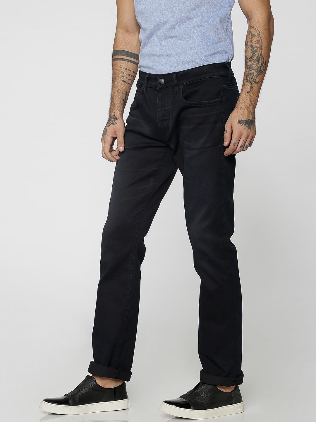 Dark Blue Clark Regular Fit Jeans