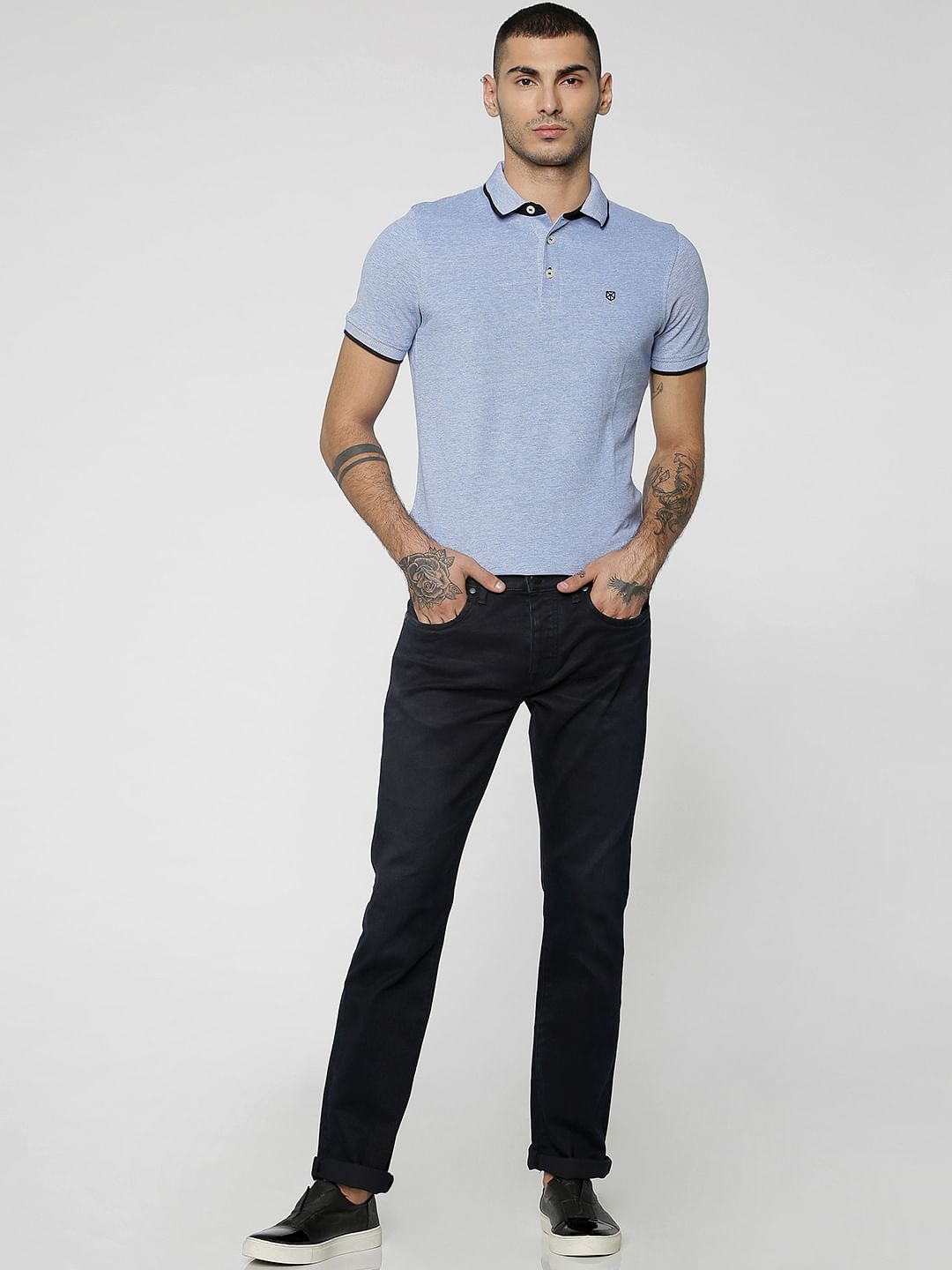 Dark Blue Clark Regular Fit Jeans