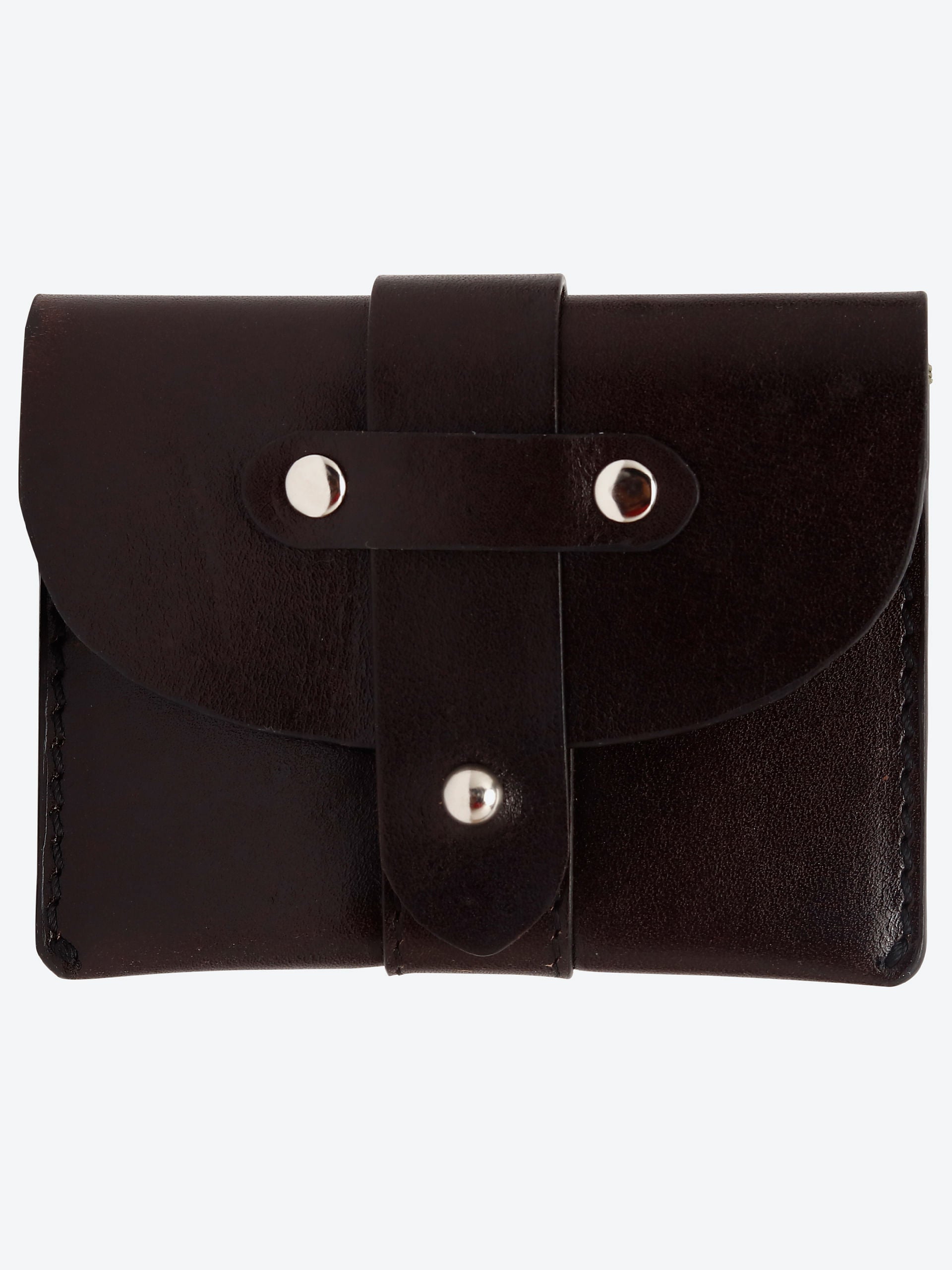 Dark Brown Leather Card Holder
