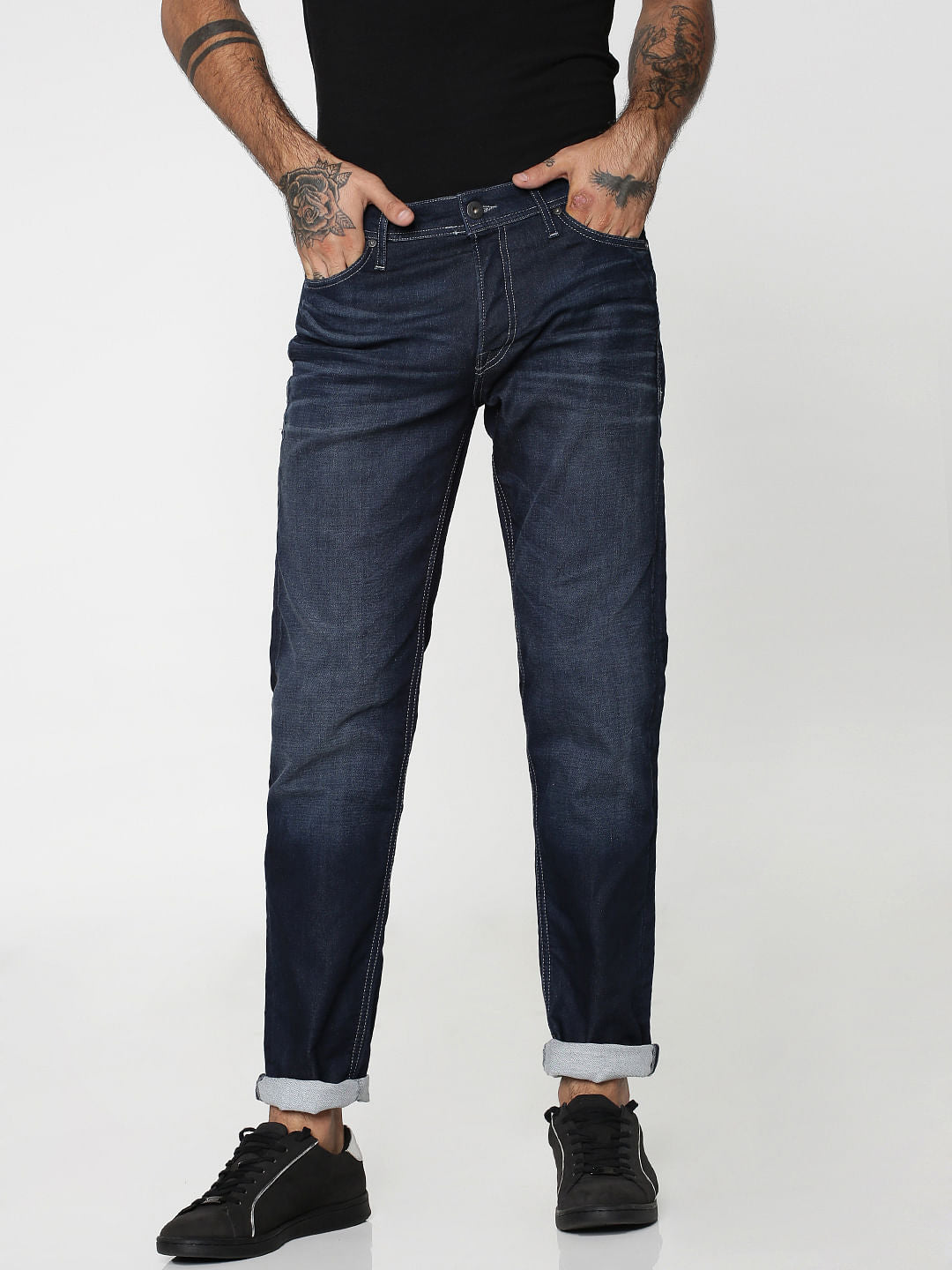 Dark Blue Mike Comfort Fit Jeans - 29/30