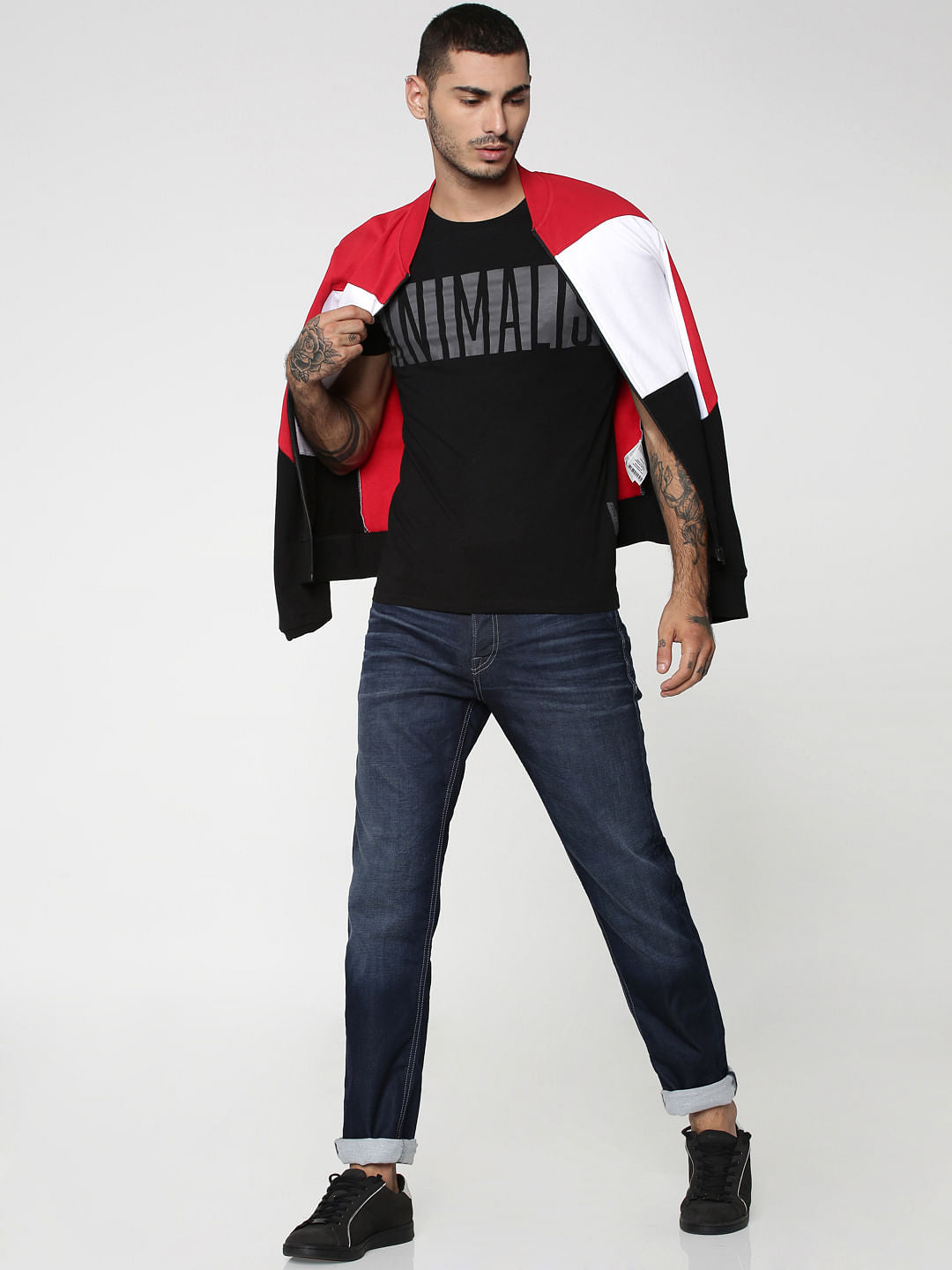 Dark Blue Mike Comfort Fit Jeans