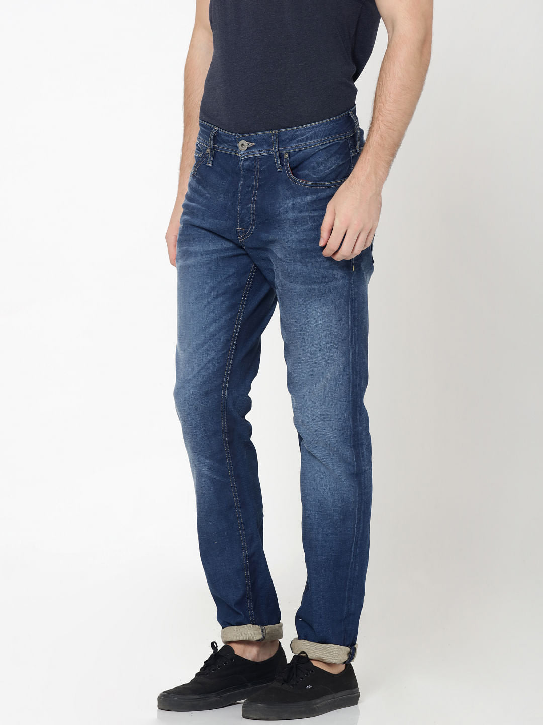 Dark Blue Tim Anti Fit Jeans