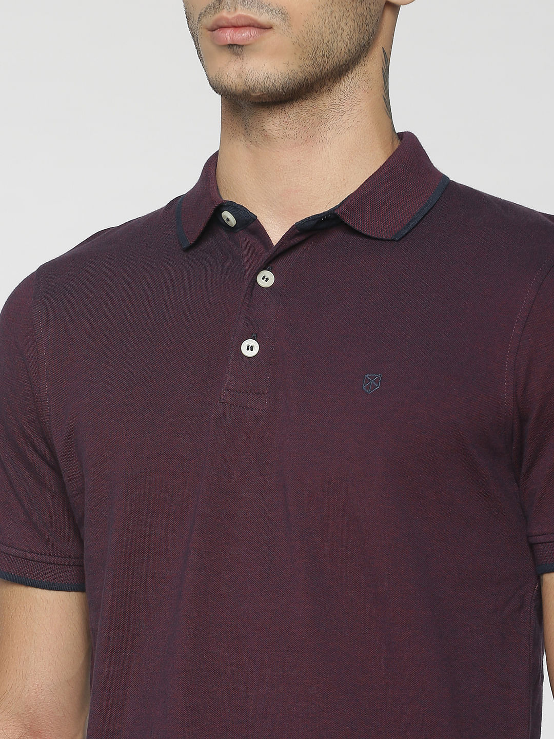 Burgundy Polo T-Shirt