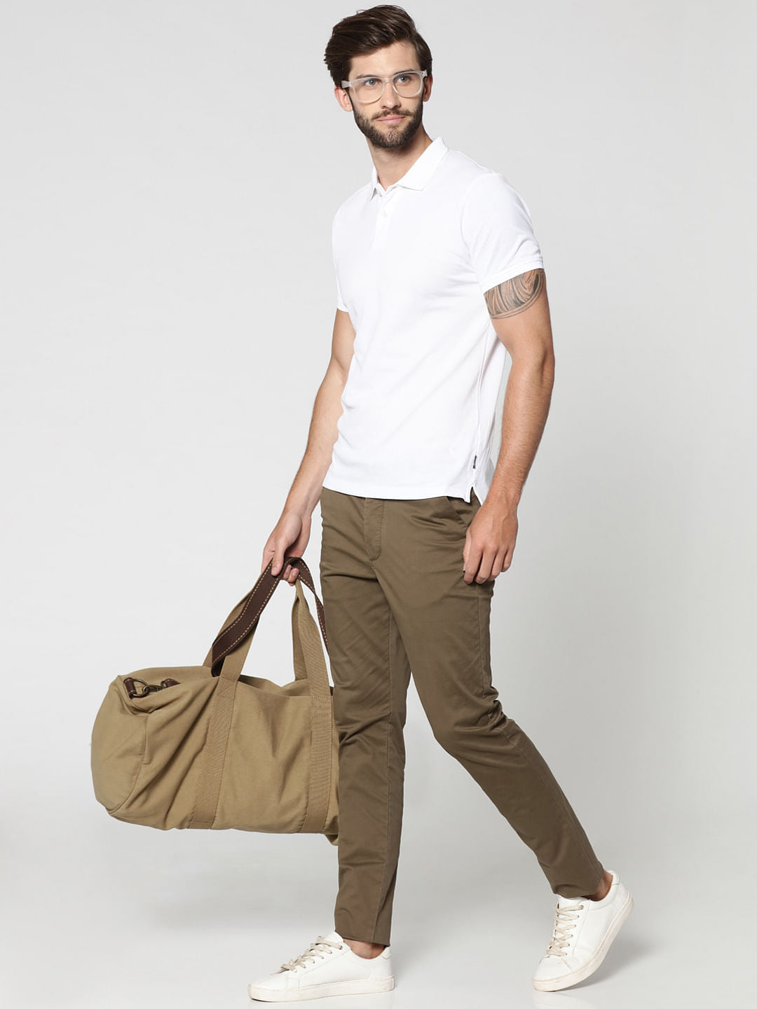 Brown Slim Fit Chinos
