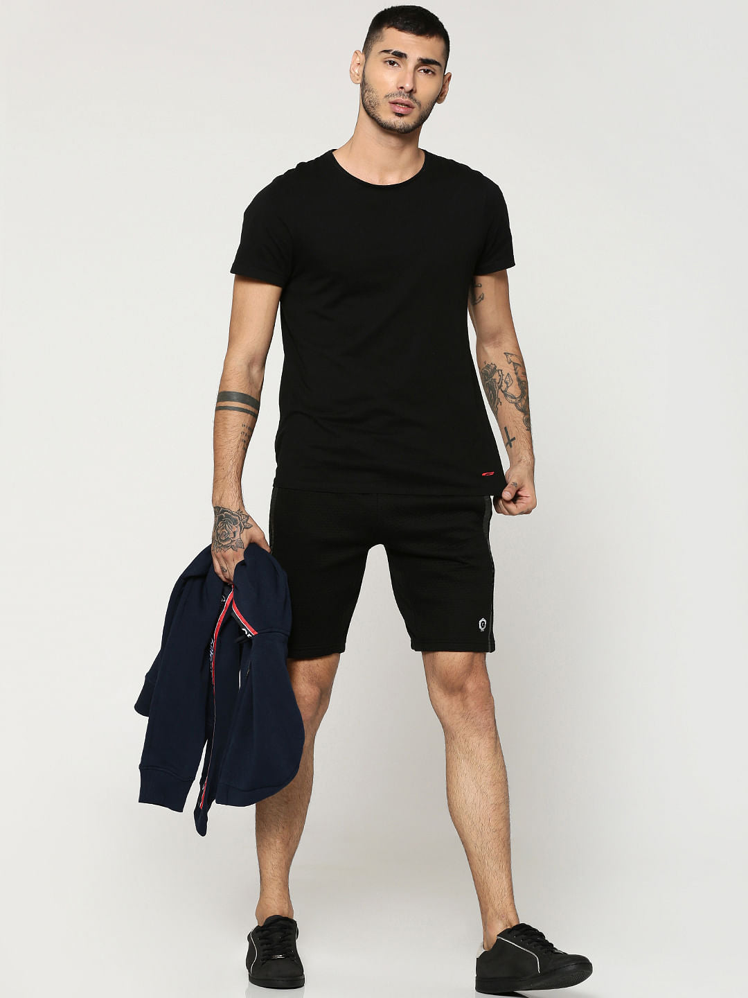 Black Sweatshorts