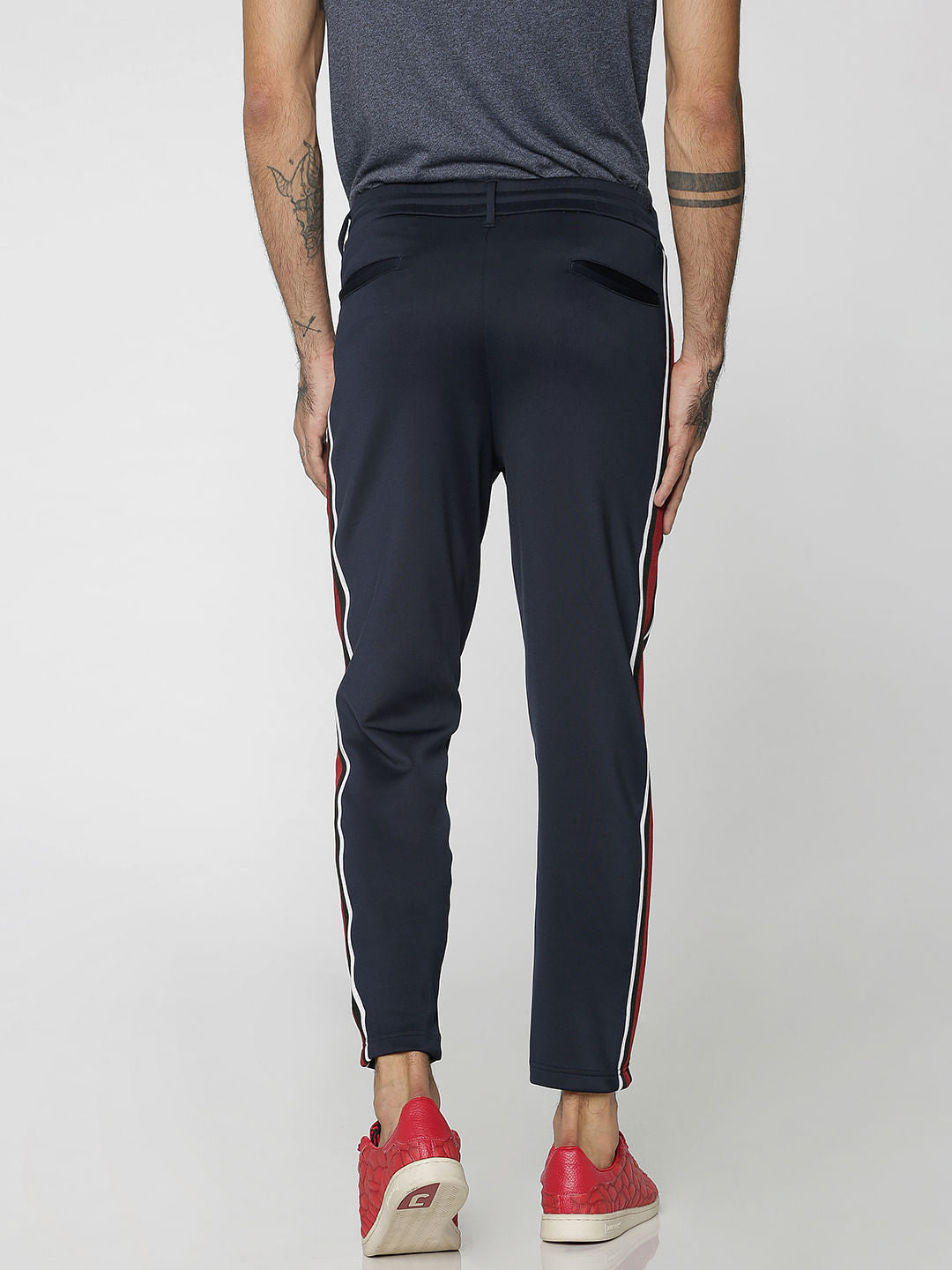 Blue Racer Striped Drawstring Pants