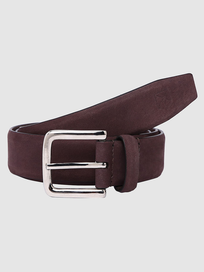 Brown Leather Belt - 32