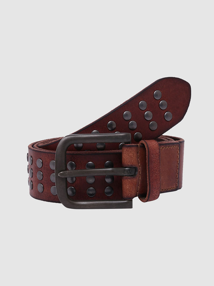 Tan Studded Belt
