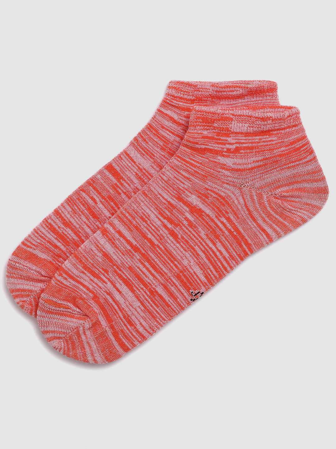 Orange Ankle Length Socks - ONE