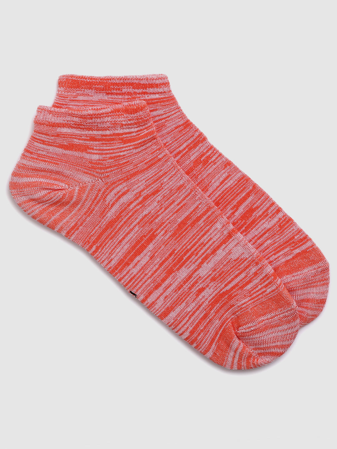 Orange Ankle Length Socks