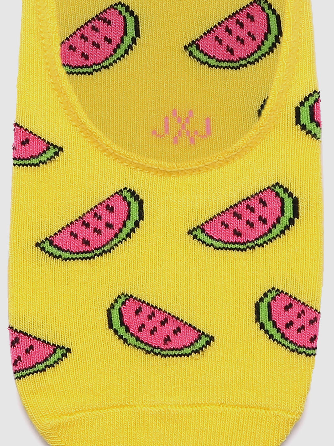 Yellow Pack Of Three Ankle Length Socks
