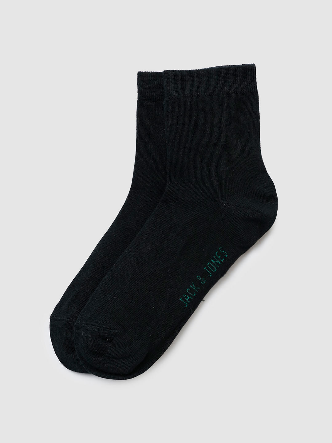 Black Mid Calf Length Socks - ONE