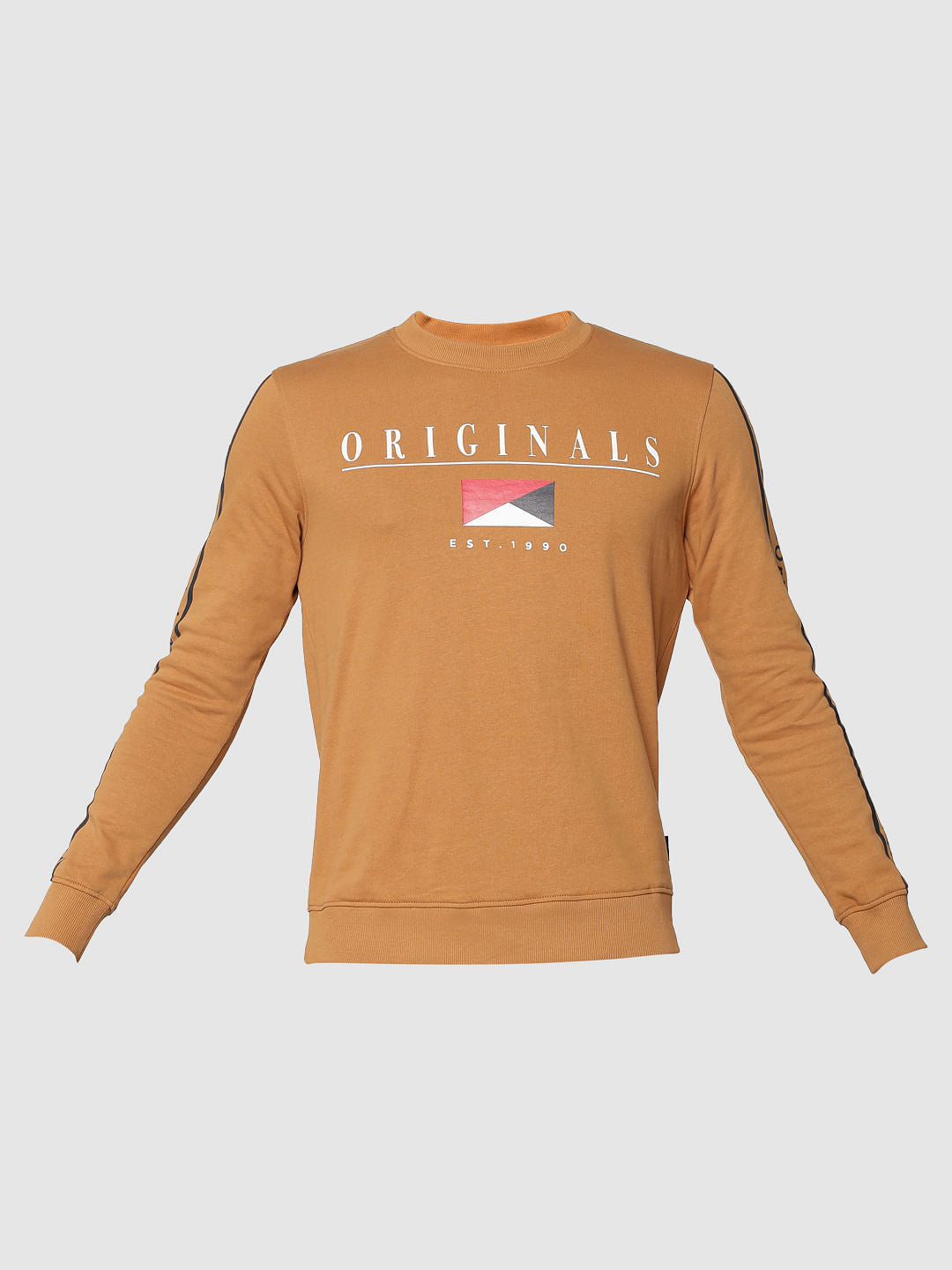 Brown Logo Print Sweatshirt
