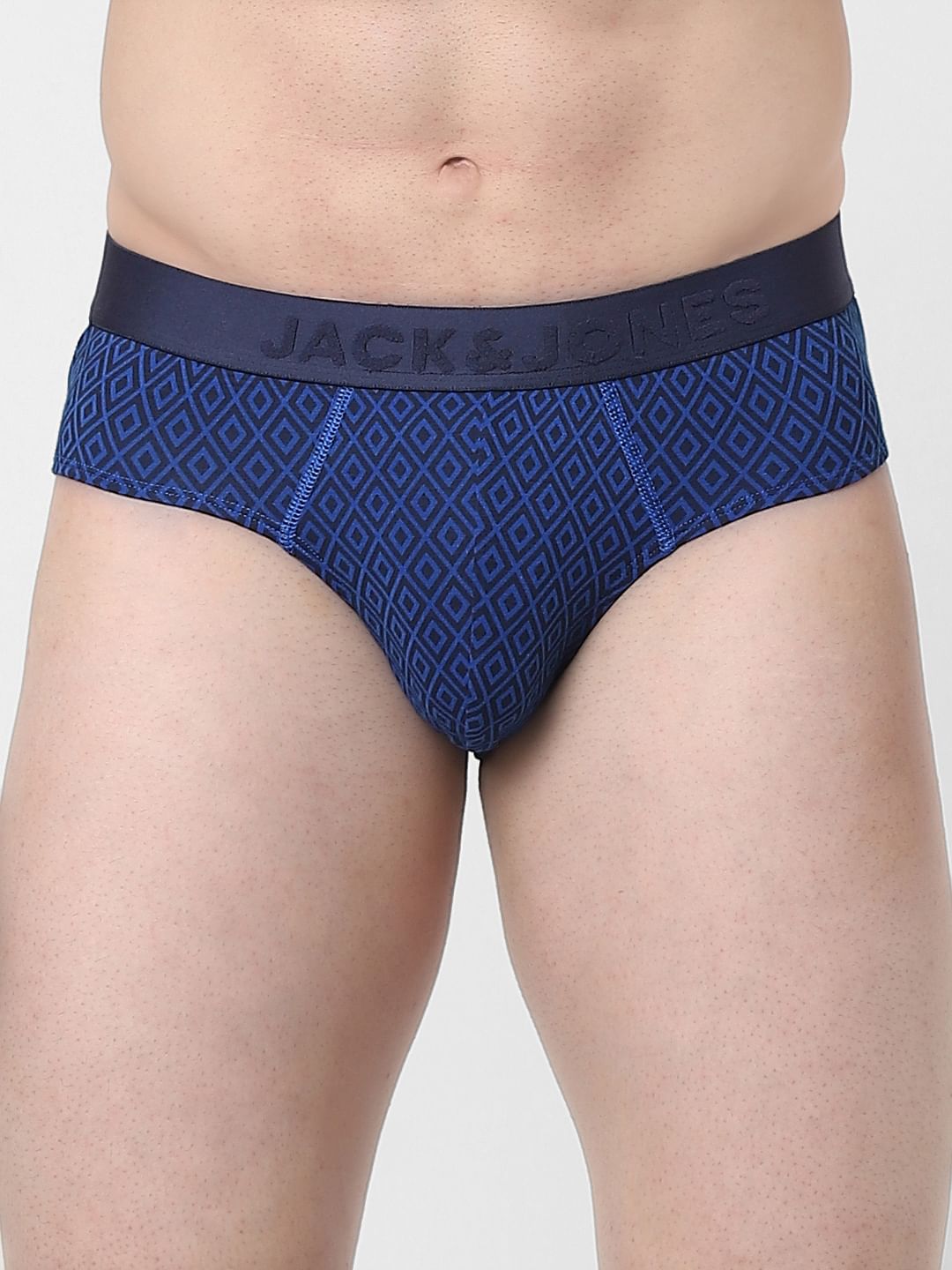 Blue Striped Briefs