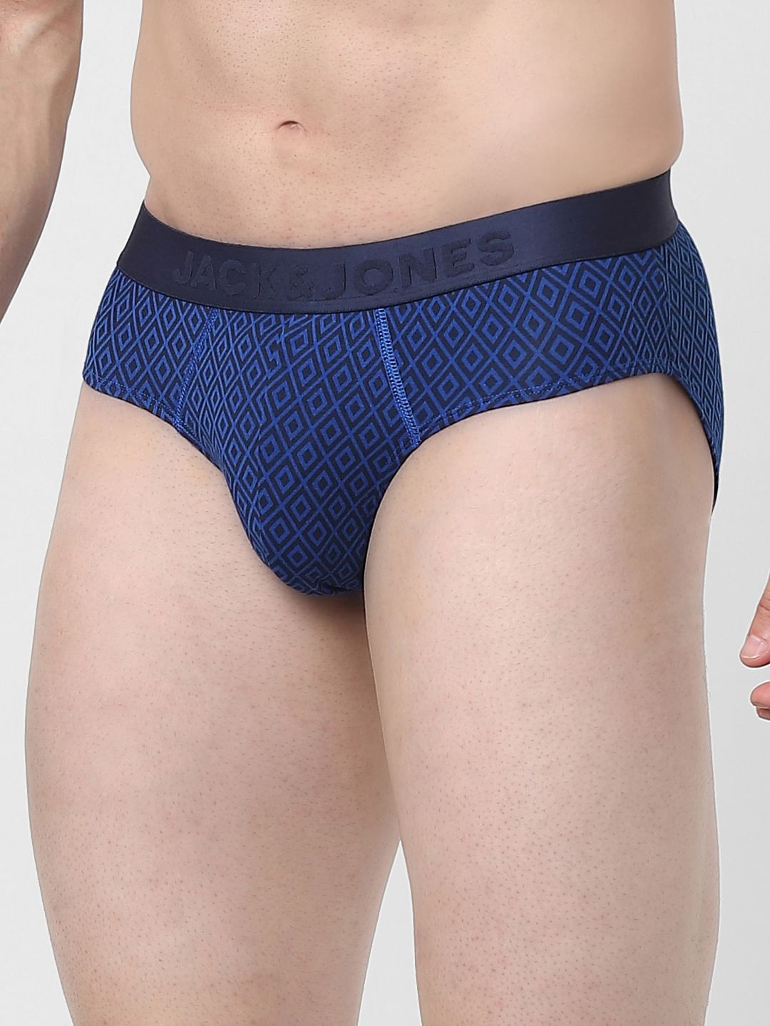 Blue Striped Briefs