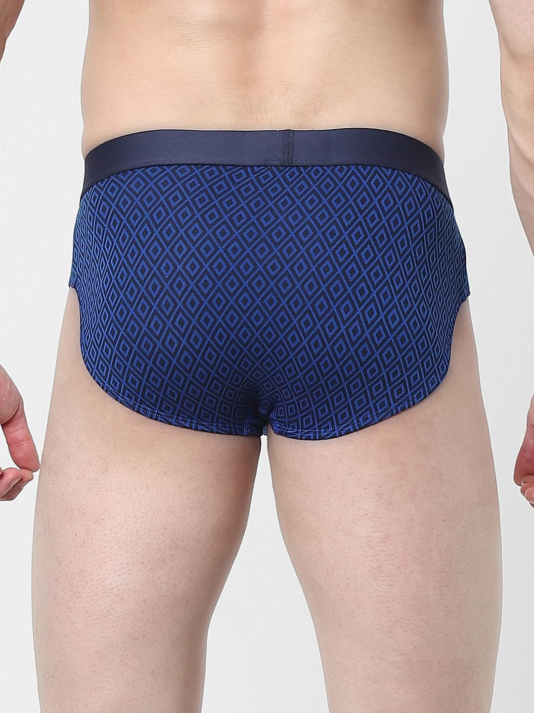 Blue Striped Briefs