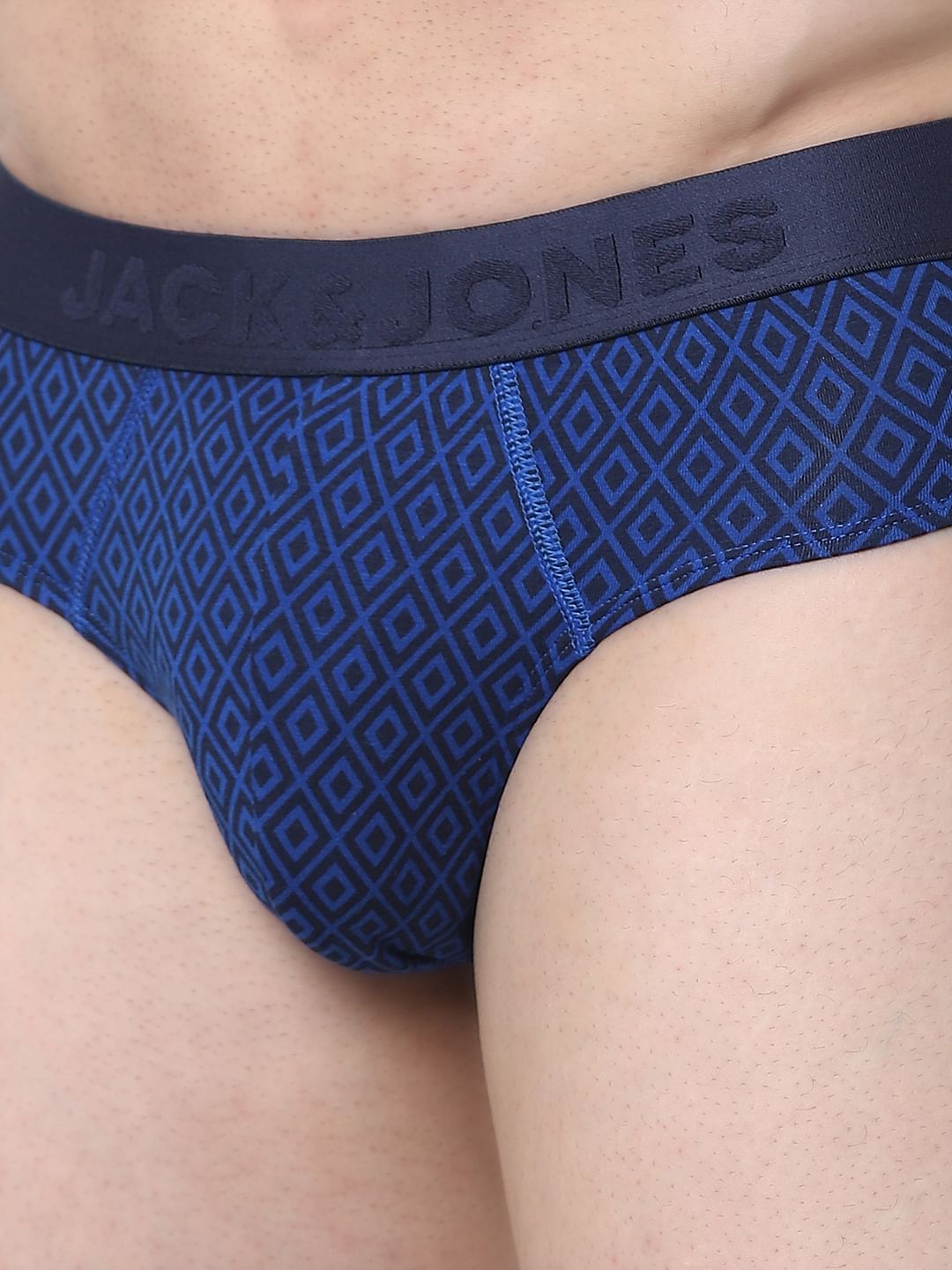 Blue Striped Briefs